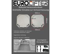 Drehteller Einsätze für 4 Säulen Bühnen 1 Satz = 2 Teller für Achsvermessung T