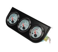 Dreifach-Messgerät-Kit - Universal Öl/Volt/Wasser Auto Wassertemperatur + Volt + Öldruckanzeige 52 mm Instrument Voltmeter (4-16V) Wassertemperatur(40-120℃) Öldruckanzeige (0-70KG)