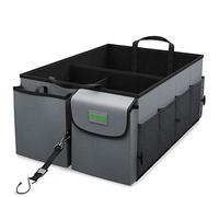 Drive Auto Products, Auto Organizer - Kofferraum Organizer - Kofferraumtasche mit Spanngurten - Praktische Auto-Faltbox - Robuste Tasche mit vielen Fächern