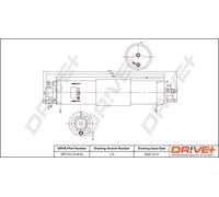 Drive+ Kraftstofffilter für BMW DP1110.13.0016