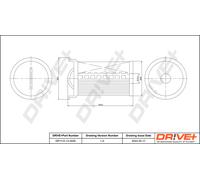 Drive+ Kraftstofffilter für BMW DP1110.13.0055
