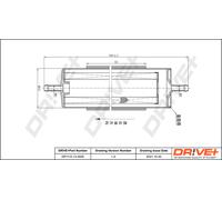 Drive+ Kraftstofffilter für GENERAL MOTORS BMW DP1110.13.0005