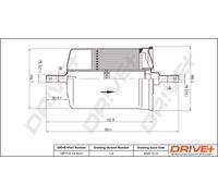 Drive+ Kraftstofffilter für SKODA ALFA ROMEO VW PEUGEOT SEAT AUDI MERCEDES-BENZ JAGUAR BMW NISSAN ROVER RENAULT ZASTAVA FIAT CITROËN FORD DP1110.13.0