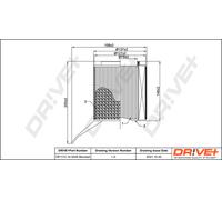 Drive+ Luftfilter für BMW DP1110.10.0026