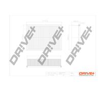 Drive+ Luftfilter für BMW DP1110.10.0044