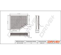 Drive+ Luftfilter für BMW DP1110.10.0352