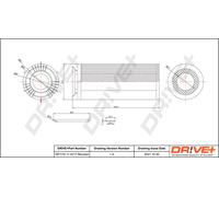 Drive+ Ölfilter 63mm für BMW DP1110.11.0217