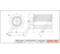 Drive+ Ölfilter 64mm für BMW DP1110.11.0219