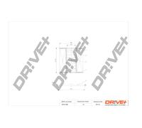Drive+ Ölfilter 66mm für MITSUBISHI PEUGEOT FORD USA LAND ROVER TOYOTA JAGUAR LANCIA VOLVO OPEL BMW MINI FIAT CITROËN VAUXHALL DP1110.11.0076