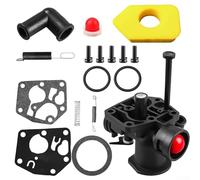 Drivstraw Vergaser für 499809 498809A 494406 795477 Modelle, kompatibel mit 698369 Luftfilter 691859 Reglerfeder, inklusive Kraftstoffmembran-Tüllen-Set