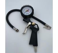 Druckluft Reifenfüllpistole 0-12 Bar mit Manometer 1/4" Reifenfüller Kompressor