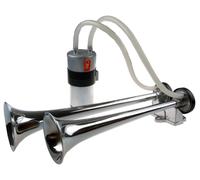 Druckluftfanfare Horn Hupe12 V LKW PKW Fanfare Druckluft 370/310mm Alarm Sirene