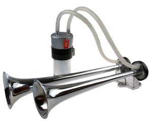 Druckluftfanfare Horn Hupe12 V LKW PKW Fanfare Druckluft 370/310mm Alarm Sirene