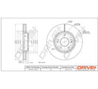 Drve+ DP1010.11.0460 Bremsscheibe für HYUNDAI,KIA