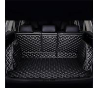 DSWERMG Auto Leder Kofferraummatten für Kia EV3 2024, Cargo Schutzmatte Kofferraumwanne Protektor Pad All Inclusive Wasserdicht Zubehör,C/Black