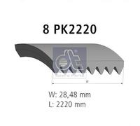 DT Spare Parts 1.21194 Keilrippenriemen für SCANIA