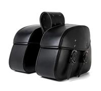 DTASMBD Motorrad Satteltasche Motorrad-Seitentasche Für, Für Ducati Für Benelli Satteltaschen Seitenkoffer Großes Fassungsvermögen Retro-Design, Schwarz Wasserdicht