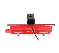 Dual-Split Funk Rückfahrkamera Für VW Für Caddy 2013-2015 wasserdichte Nachtsicht Backup Kamera AHD 1080P Auto Bremslicht Rückansicht Reverse(Golden Lens)