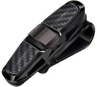DuanRQ Multifunktionaler Sonnenblenden-Organizer für Audi Q5 Sportback 2020-, Sonnenbrillen-Halterung, Kratzfester Clip Brillenhalter für Auto,Grey/C