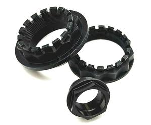 duc or die NEU Rad Mutternsatz Grosse Achse Radmutter Achse Mutter Muttern für Ducati Panigale, 1098, V4, Diavel schwarz