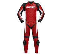 DUCATI-Corse Lederkombi Leder Bikeranzug Rennen Motorrad Lederjacke Hose-XS-4XL