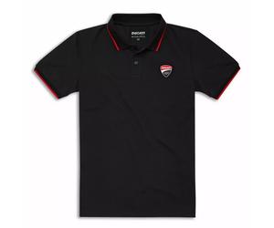DUCATI Corse Poloshirt Logo Polo T-Shirt Shirt kurzarm schwarz 98771109_