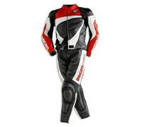 DUCATI Manner Motorrad Rennen Lederkombi Biker Rindsleder Anzug-S-M-L-XL-XXL-3XL
