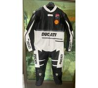 DUCATI Manner Motorrad Rennen Lederkombi Biker Rindsleder Anzug-S-M-L-XL-XXL-3XL