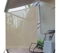 Dulepax Seiten-Sonnenschutznetz für Wohnmobil-Markisen, 2,7 x 2,1 m, Sonnenschutznetz der 2. Generation mit verbessertem Sichtschutz, universell, mit komplettem Montageset