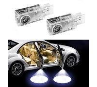 Duleutgnu 2 Stück Autotür Logo LED Türbeleuchtung KFZ Willkommen Türen Einstiegsbeleuchtung Projektor Lichter 3D Ultra Heller Kompatibel mit Mercedes Benz W203 CLK Glaslinse