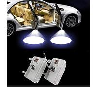 Duleutgnu 2 Stück Einstiegsbeleuchtung Türbeleuchtung Autotür Logo Türen Projektion Einstiegsleuchte Willkommen Dekorative Geist Lampe 3D Emblem Für Mazda (Für Mazda 14-16) Glaslinse