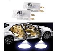 Duleutgnu 2 Stück LED Autotür Türbeleuchtung Logo KFZ Türen Einstiegsbeleuchtung Projektor Willkommen Door Projektion Türlicht Einstiegsleuchte Logo Lampe für Mercedes W210 Glaslinse