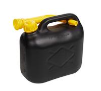 Dunlop Benzinkanister 5L schwarz-gelb mit Einfüllstutzen UN-zertifiziert