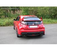 Duplex Racing-Komplettanlage Honda Civic 9 FK2 Type-R je 2x90mm eingerollt