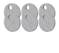 Durashmall 6 Stück 33 mm gesinterter Brenner-Bildschirm für Webasto 2000ST Standheizung Eisen Chrom Aluminiumlegierung Filter Ersatzteile