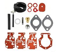 Durashmall Vergaser-Reparatursatz 439073 für Johnson 431897 6 8 9.9 15 20 Außenbordmotor Umbau-Set mit Dichtungen O-Ringen und Düsen für Marine Motorwartung
