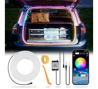 Dynamische RGB Kofferraumbeleuchtung Led, App Steuerbar, Flexibler Lichtstreifen, Wasserdicht, Einfache Installation Für Auto und Kofferraum