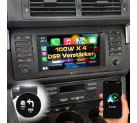 DYNAVIN Android Autoradio Navi für BMW 5er E39 1996-2003 Range Rover 2002-2004, 7 Zoll OEM Radio mit Wireless Carplay und Android Auto | Head-up Display | Inkl. DAB+: D9-E39 Premium Flex