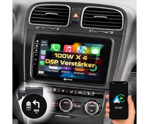 DYNAVIN Android Autoradio Navi für VW Passat Golf Polo Tiguan Skoda, 8 Zoll Radio mit Wireless Carplay und Android Auto | Head-up Display | Inkl. DAB+: D9-V8.1 Premium Flex