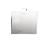 DZNEFYUP 2518853323 Abdeckkappe Für Abschlepphaken Der Hinteren Stoßstange Abschleppöse Für Mercedes Für Benz W251 R Klasse R350 2011 2012 Abdeckung für Abschleppöse für Autos(Silber)