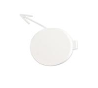 DZNEFYUP 6R0807241 Abdeckkappe Für Abschlepphaken Der Vorderen Stoßstange Abschleppöse Für VW Für Polo 6R 2009 2010 2011 2012 2013 6R0 807 241 Abdeckung für Abschleppöse für Autos(Weiß)