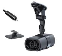 dzqad 12V Heizung für Auto,Scheibenentfroster Mit Lüfter Für Fahrzeuge,2 In 1 Auto Entfroster Frontscheiben Heizung Mit Saugnapf Halterung | für Fahrzeug LKW Fenster Winter