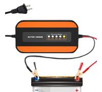 dzqad Ladegerät für Autobatterie - Impulsladegerät 12 V für Fahrzeuge, Ladewerkzeug und Impulsreparatur - für Auto, SUV, Motorrad, Quad, LKW, Rasenmäher, Wohnwagen