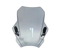 DZSDKHLFJ Spoiler Für Kawasaki Für Eliminator 500 Für W800 Für EN500 Für W650 Für VN800 Für Zephyr 550 750 Einstellbare Motorräder Windschutzscheibe Schallwand(Grey)