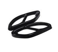 DZSQOMHGD Auspuffblenden Schwarzer Splitter-Auspuffrohr-Abdeckung Für A-Klasse W176 B-Klasse W246 Für Mercedes Für Benz W212 W213 W205 X253 C180 C200 Auto Auspuff Endrohr(Schwarz)