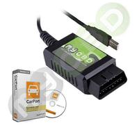 E 327 Diagnoseinterface Vollversion USB EOBD für Opel Mercedes BMW Fiat uvm.