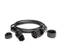 ROLINE E-Auto Ladekabel Typ2, 1-phasig, 250VAC (1P+N+E), 32 A, 7,4 kW, 5 m - schwarz 19.08.0005