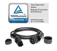 E-Auto Ladekabel Typ2, 1-phasig, 250VAC (1P+N+E), 32 A, 7,4 kW, 7,5 m