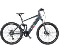 E-Bike TELEFUNKEN "Aufsteiger M936" Gr. 46, grau (granitgrau), E-Bikes, 46cm, 27,5 Zoll (69,85cm), Pedelec, Elektrofahrrad, Damen, Herren, MTB, Fully (57167108-46) granitgrau