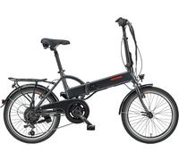 TELEFUNKEN E-Bike Klapprad Elektrofahrrad Alu, 6 Gang Shimano Kettenschaltung - Pedelec Faltrad Leicht, 250 W und 7,8 Ah / 36 V Lithium-Ionen-Akku, LED-Display, 20 Zoll, Kompakt F820